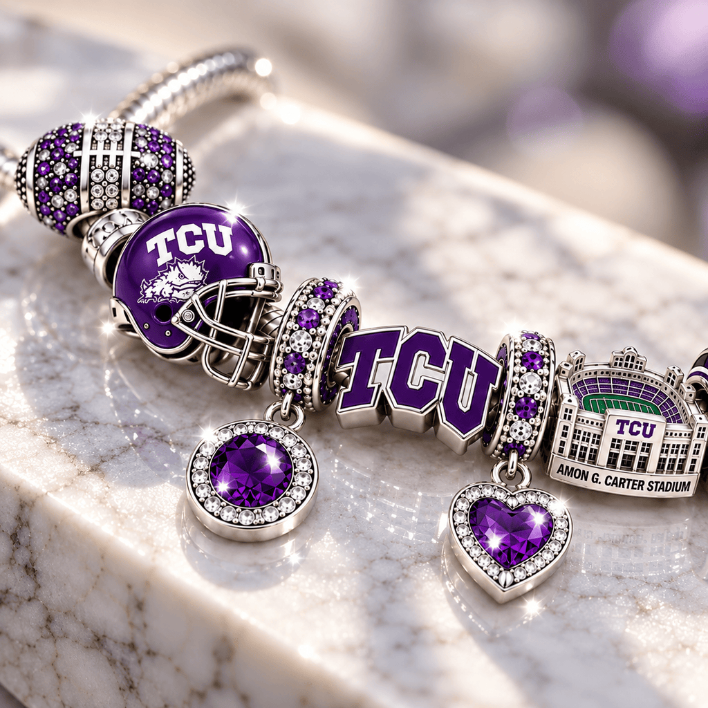 TCU Silver Charm Bracelet Set BMD