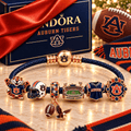 ABTB Braided Leather Charm Bracelet Set NHVH